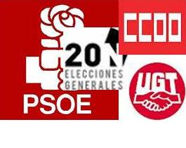 En CC.OO. también  votamos al PSOE